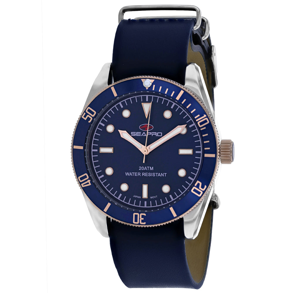 Seapro Men's Revival Blue Dial Watch - SP0303 by Balec Group