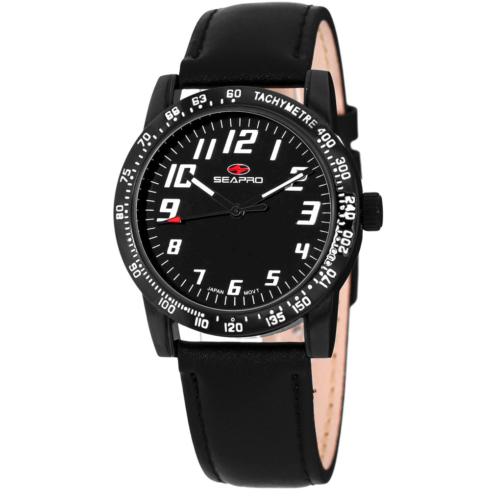 Seapro Women's Bold Black Dial Watch - SP5214 by Balec Group