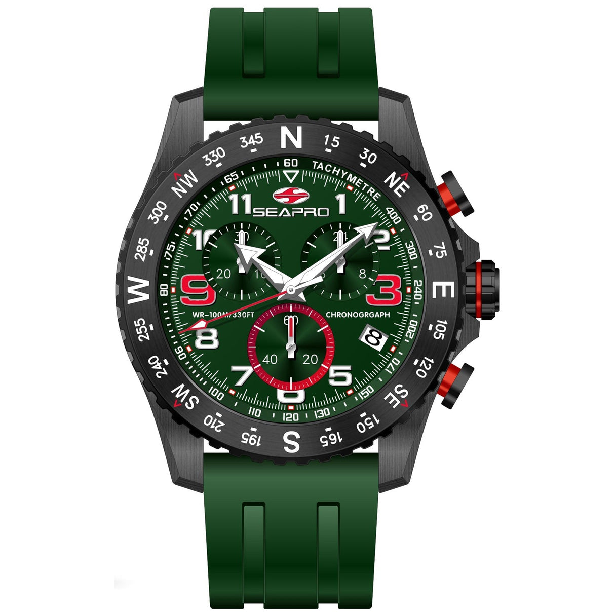 Seapro Men's Gallantry Green Dial Watch - SP9736 by Balec Group