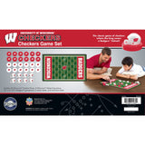 Wisconsin Badgers Checkers Board Game by MasterPieces Puzzle Company INC