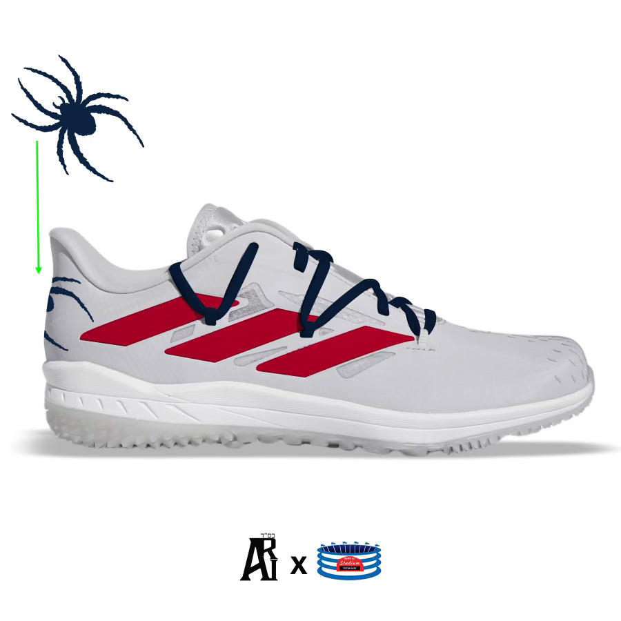 "Spiders" Adidas Adizero Afterburner 9 Turf Shoes by Stadium Custom Kicks