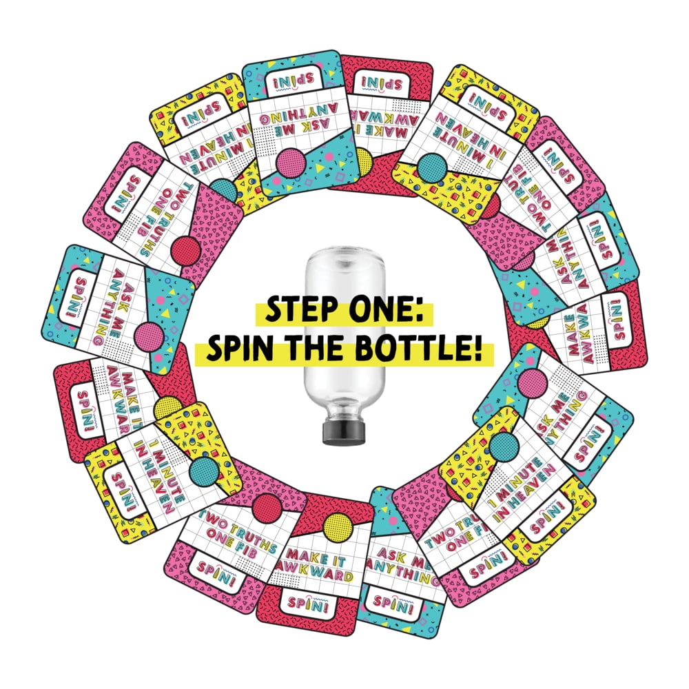 SPIN! A Spin the Bottle Game for Couples by Crated with Love