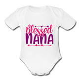 Blessed nana Short Sleeve Baby Bodysuit by Tshirt Unlimited