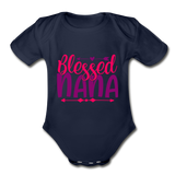 Blessed nana Short Sleeve Baby Bodysuit by Tshirt Unlimited