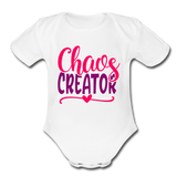 Chaos Creator Short Sleeve Baby Bodysuit by Tshirt Unlimited