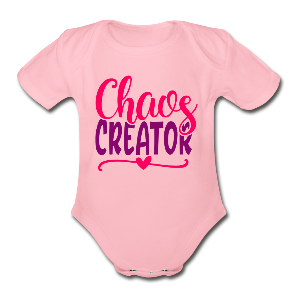 Chaos Creator Short Sleeve Baby Bodysuit by Tshirt Unlimited