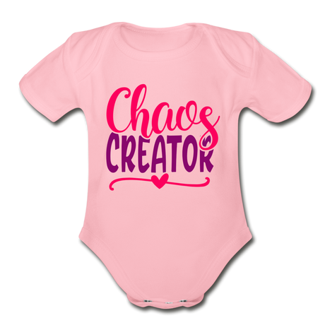 Chaos Creator Short Sleeve Baby Bodysuit by Tshirt Unlimited