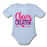 Chaos Creator Short Sleeve Baby Bodysuit by Tshirt Unlimited