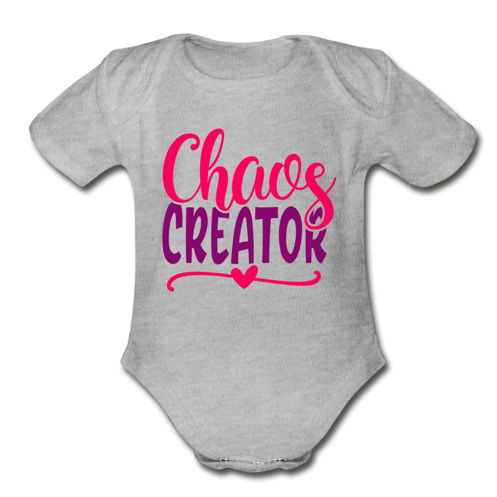 Chaos Creator Short Sleeve Baby Bodysuit by Tshirt Unlimited