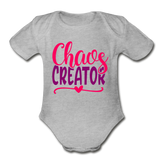 Chaos Creator Short Sleeve Baby Bodysuit by Tshirt Unlimited