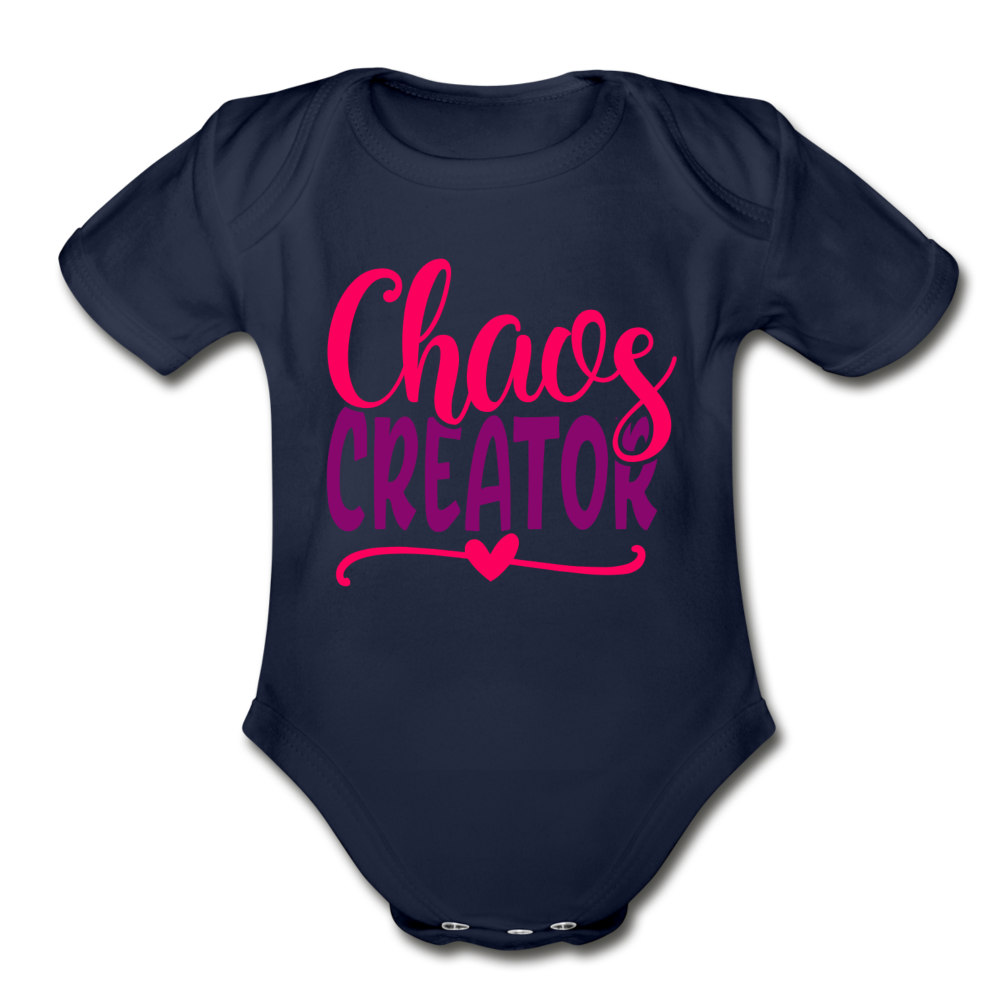 Chaos Creator Short Sleeve Baby Bodysuit by Tshirt Unlimited