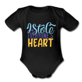 I stole everyone's Heart Short Sleeve Baby Bodysuit by Tshirt Unlimited