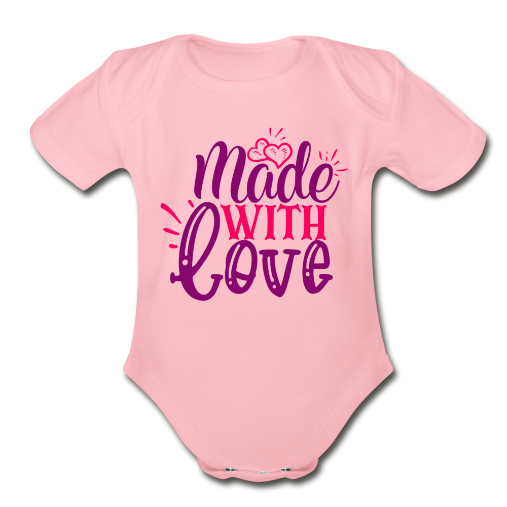 Made With Love Baby Bodysuit by Tshirt Unlimited