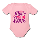 Made With Love Baby Bodysuit by Tshirt Unlimited