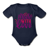 Made With Love Baby Bodysuit by Tshirt Unlimited