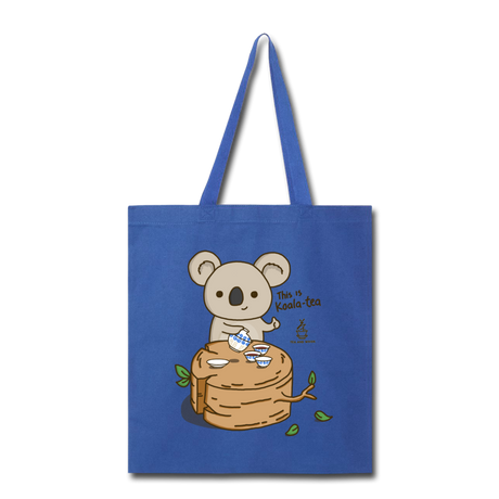 This is Koala-tea Tote Bag by Tea and Whisk