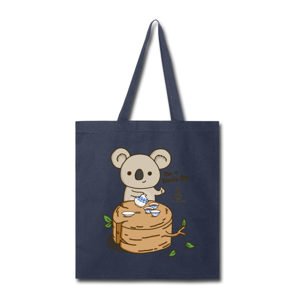 This is Koala-tea Tote Bag by Tea and Whisk