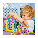 Contixo ST2 Kids Magnetic Stix Stick 68 PCs 3D Building Blocks by Contixo