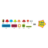 Contixo ST5 144 pcs Bristle Shape 3D Tile STEM Building Block Set by Contixo