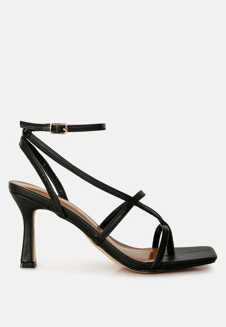 stalker strappy ankle strap sandals by London Rag