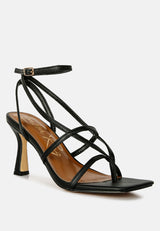 stalker strappy ankle strap sandals by London Rag