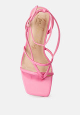 stalker strappy ankle strap sandals by London Rag