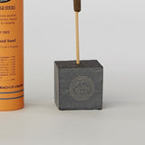 Artisanal Stone Block Incense Holder by Nantucket Spider & Nantucket Footprint