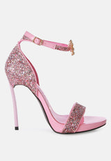 straight fire high heel glitter stilettos by London Rag