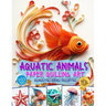 Aquatic Animals Paper Quilling Art Imagination Design Collection: Fish and other aquatic animals quilling design collection