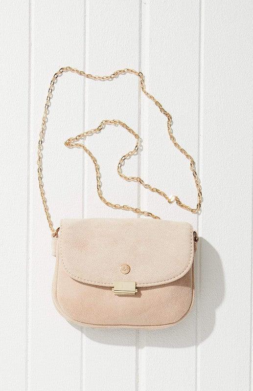 Surry Suede Mini Flap Bag Vegan Leather - Vysn