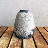 Suzu Ceramic Raku Pottery Vase by RAAQUU