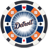 Detroit Tigers 100 Piece Poker Chips by MasterPieces Puzzle Company INC