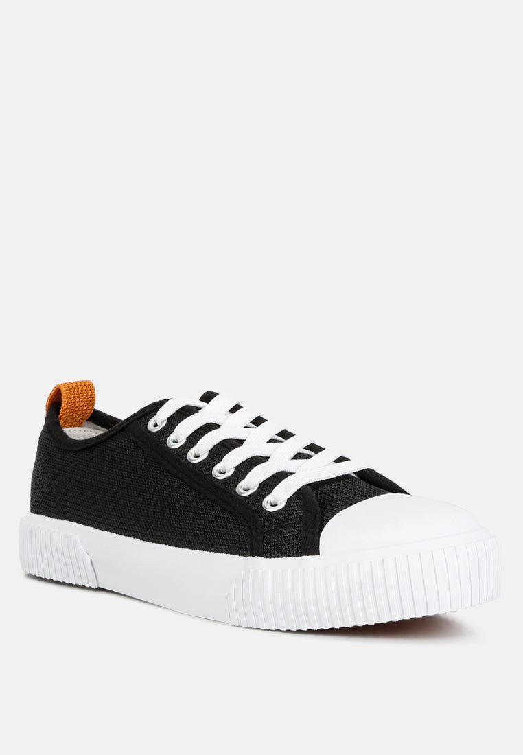 Sway Chunky Sole Knitted Textile Sneakers by London Rag