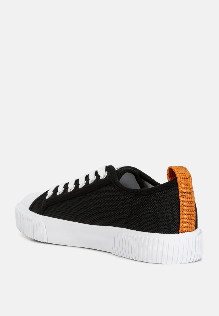 Sway Chunky Sole Knitted Textile Sneakers by London Rag