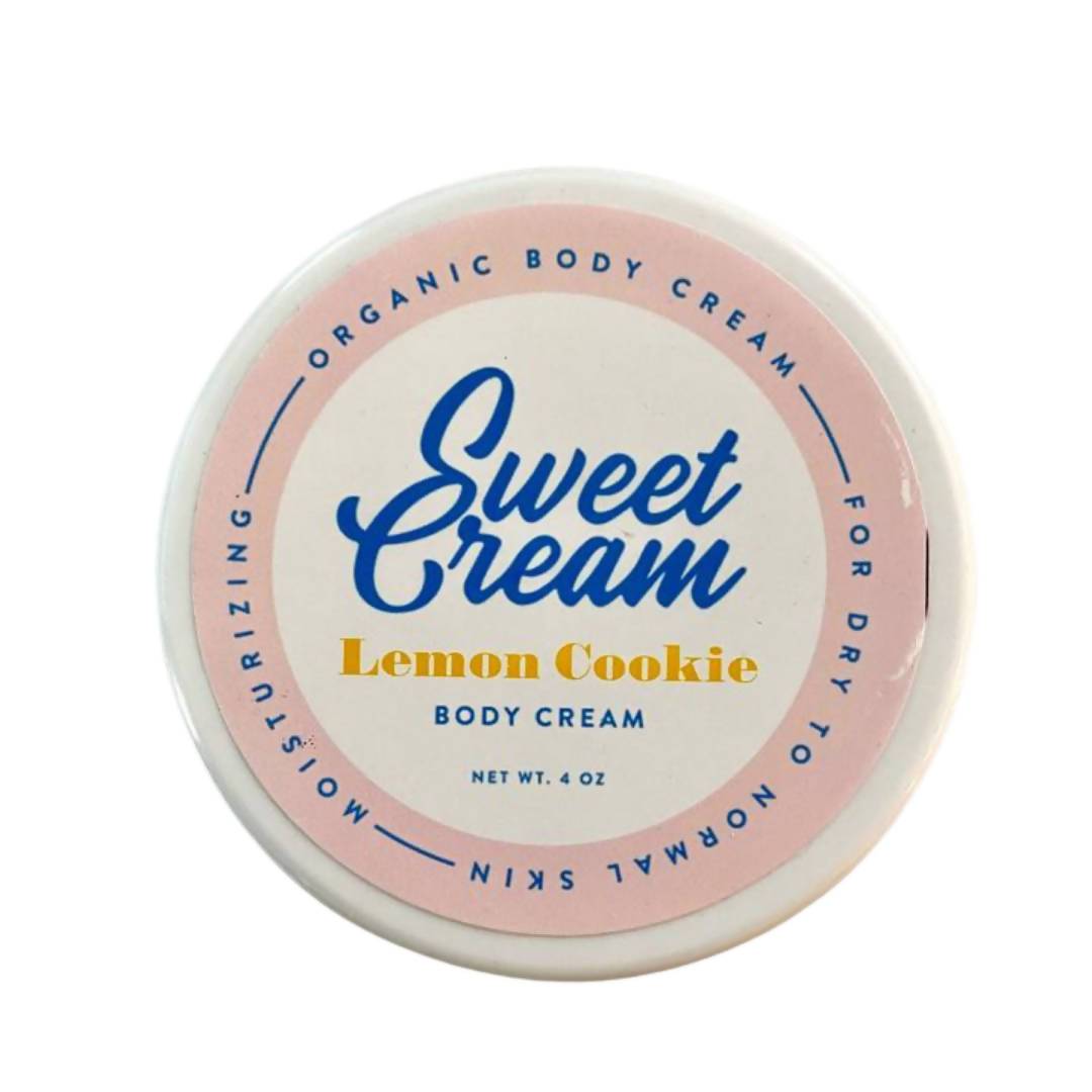 Sweet Cream Lemon Cookie Body Cream Jar - 2 x 4oz by Farm2Me