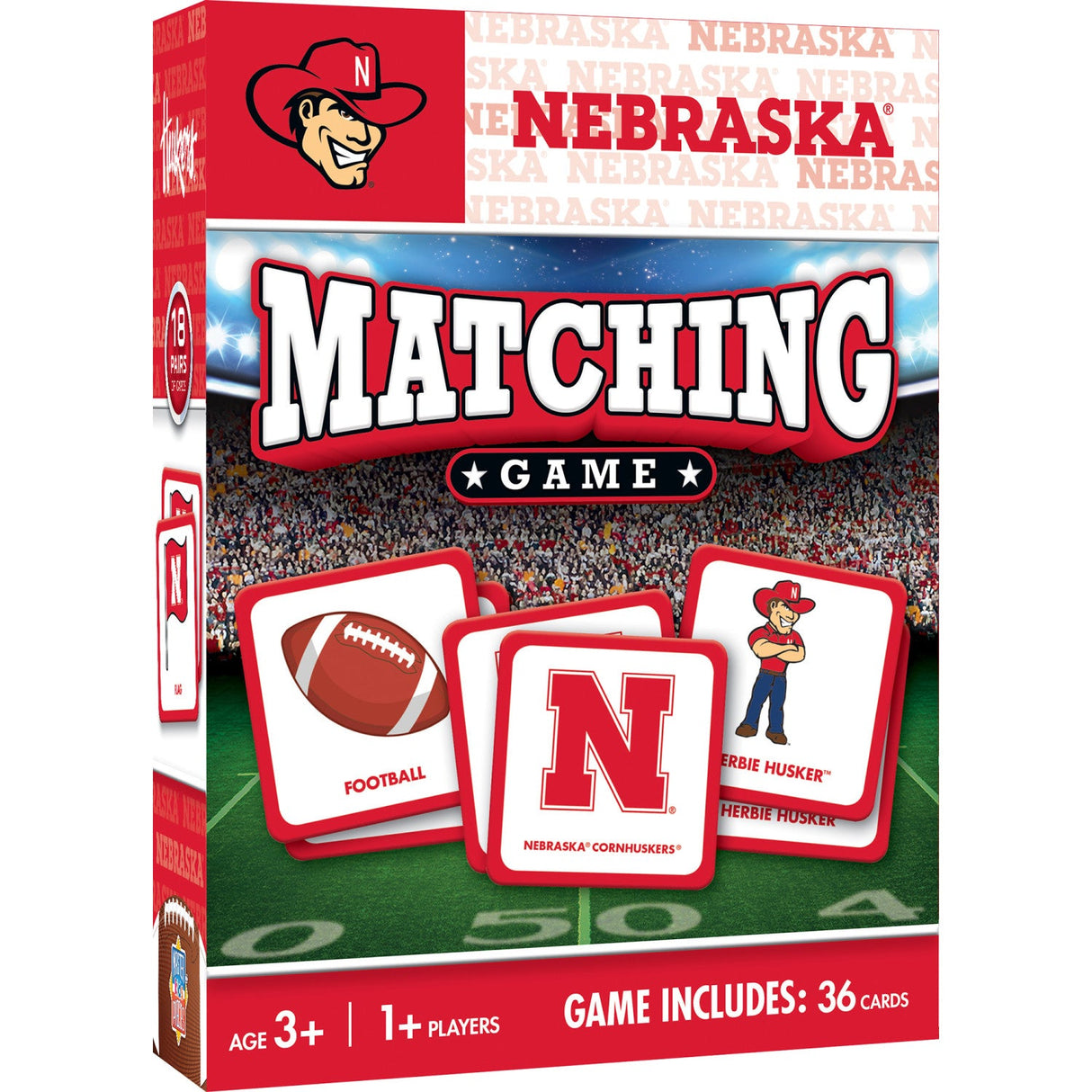 Nebraska Cornhuskers Matching Game by MasterPieces Puzzle Company INC