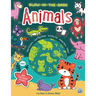 Glow-In-The-Dark Animals Sticker Activity Book