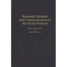 Research Methods and Communication in the Social Sciences