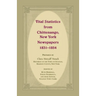 Vital Statistics from Chittenango, New York, Newspapers, 1831-1854