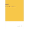 Acts of the Board of Education