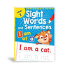 Sight Words and Sentences (Level 1): First Practice Workbook of Most Common Sight Words for Preschool Kids, Toddlers with Vocabulary Development Activ