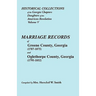 Historical Collections of the Georgia Chapters Daughters of the American Revolution. Vol. 5: Marriages of Greene County, Georgia (1787-1875) and Oglet