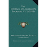 The Journal Of American Folklore V1-2 (1888)