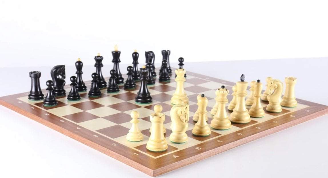 The 4" Zagreb Chess Set Combo by Chess House