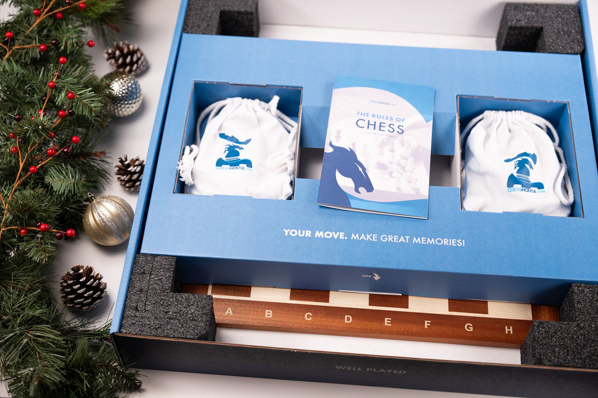 The 4" Zagreb Chess Set Combo by Chess House