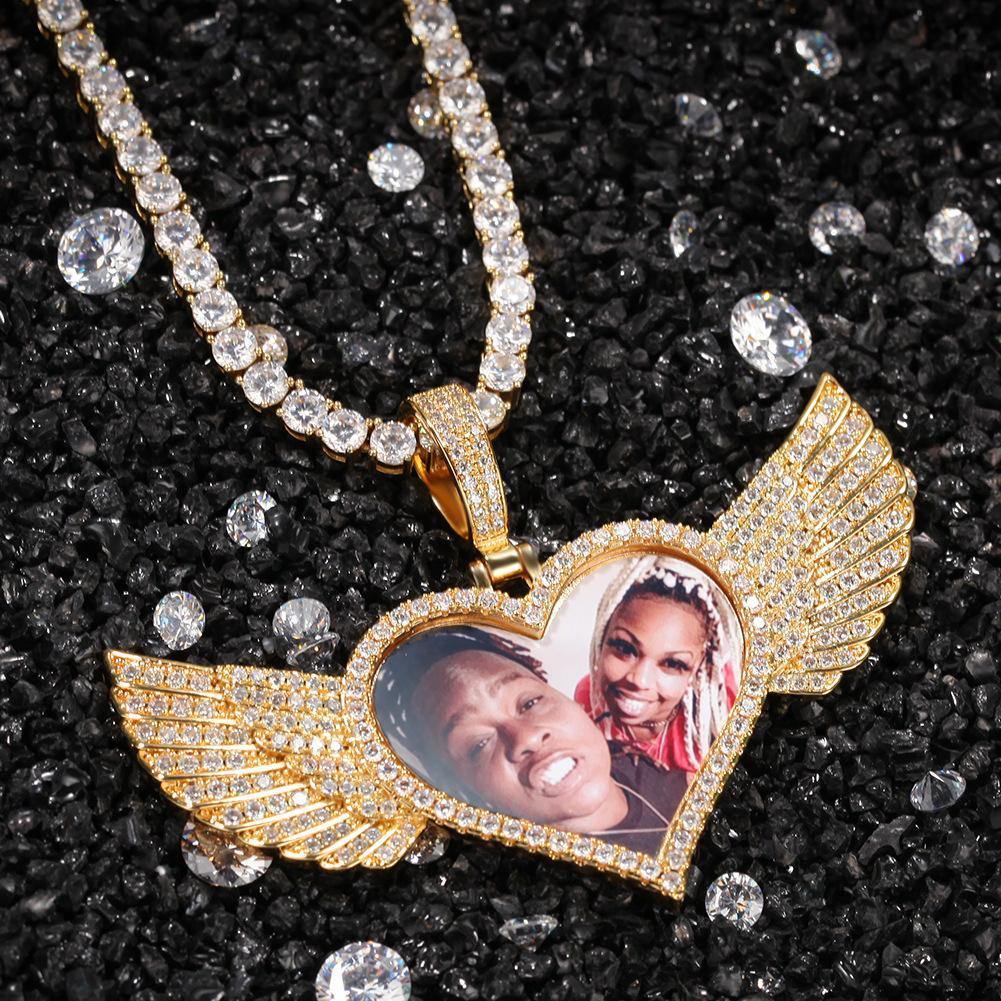 THE CUPID® - Custom Iced Photo Pendant by Bling Proud | Urban Jewelry Online Store