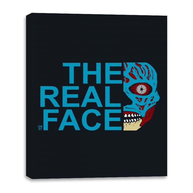 The Real Face - Canvas Wraps by RIPT Apparel - Vysn