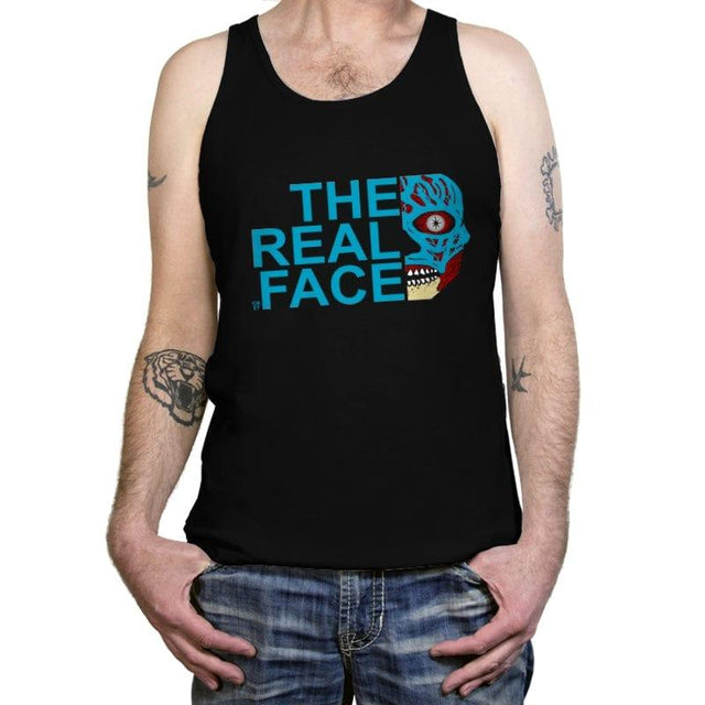 The Real Face - Tanktop by RIPT Apparel - Vysn