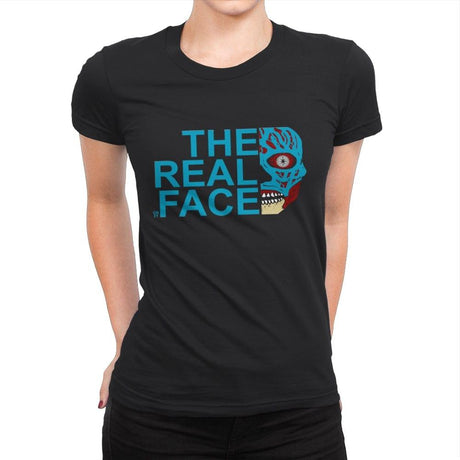 The Real Face - Womens Premium by RIPT Apparel - Vysn