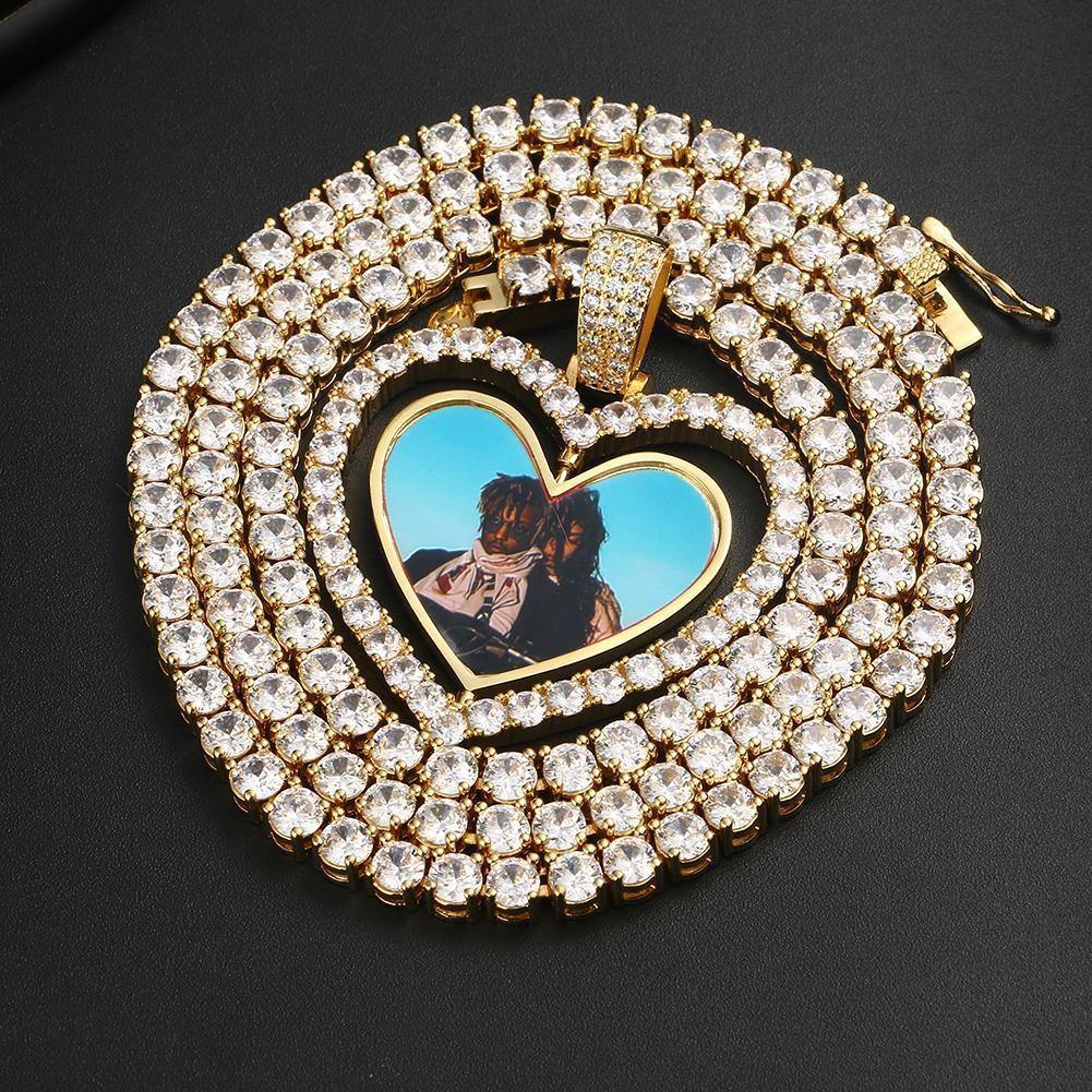 THE ROTATING LOVE® - Custom Two-faced Photo Pendant by Bling Proud | Urban Jewelry Online Store